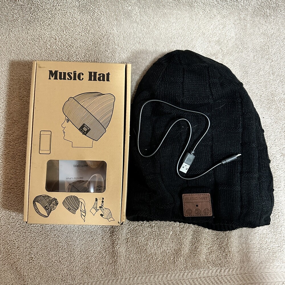 Bluetooth Music Warm Beanie Hat Wireless Cap